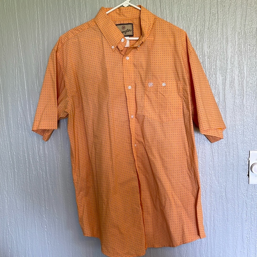 Men’s Wrangler Button Up Short Sleeve Shirt